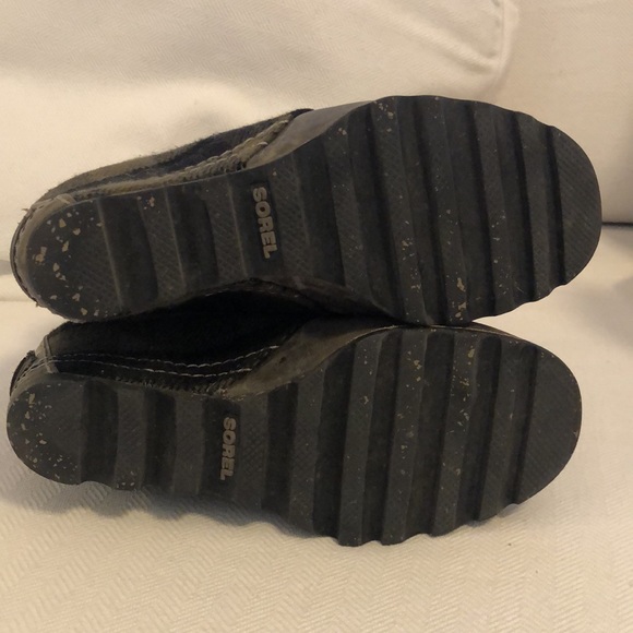 Sorel pdx green plaid wedge boots size 5.5/6 - Picture 5 of 9